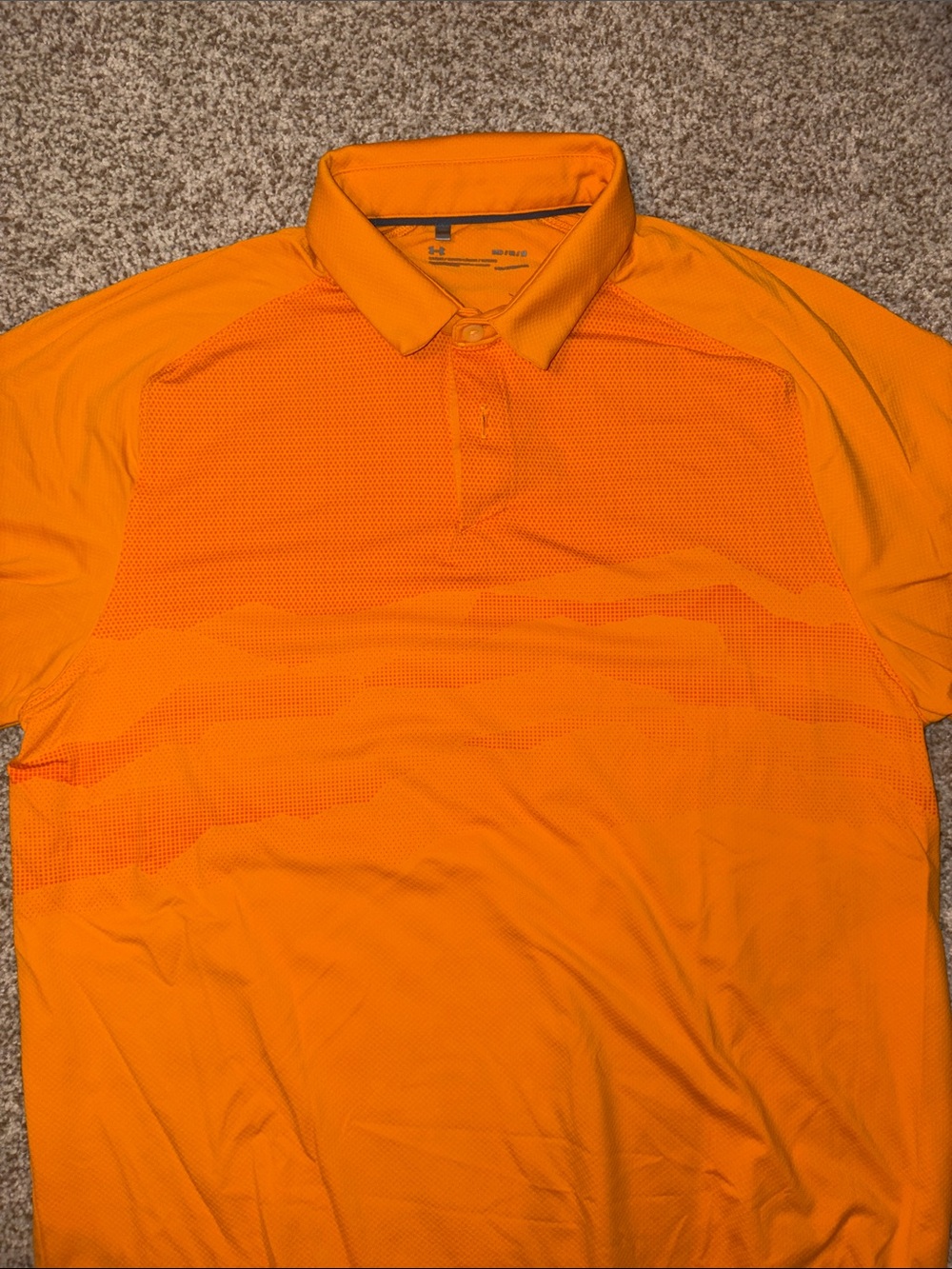 Under Armour Men’s Bright Orange Athletic Polo